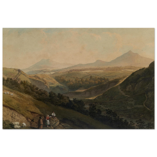 unframed reproduction of Little and Great Sugar Loaf Mountains by Henry Newton, National Gallery of Ireland