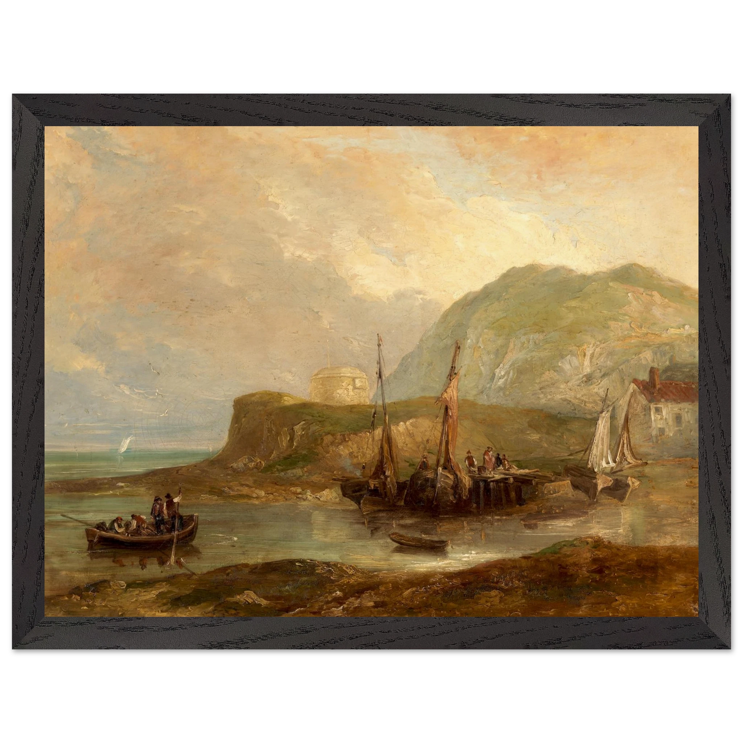 A View of Bray Head – Brocas – 30x40 cm framed in black FSC wood with museum-quality matte paper