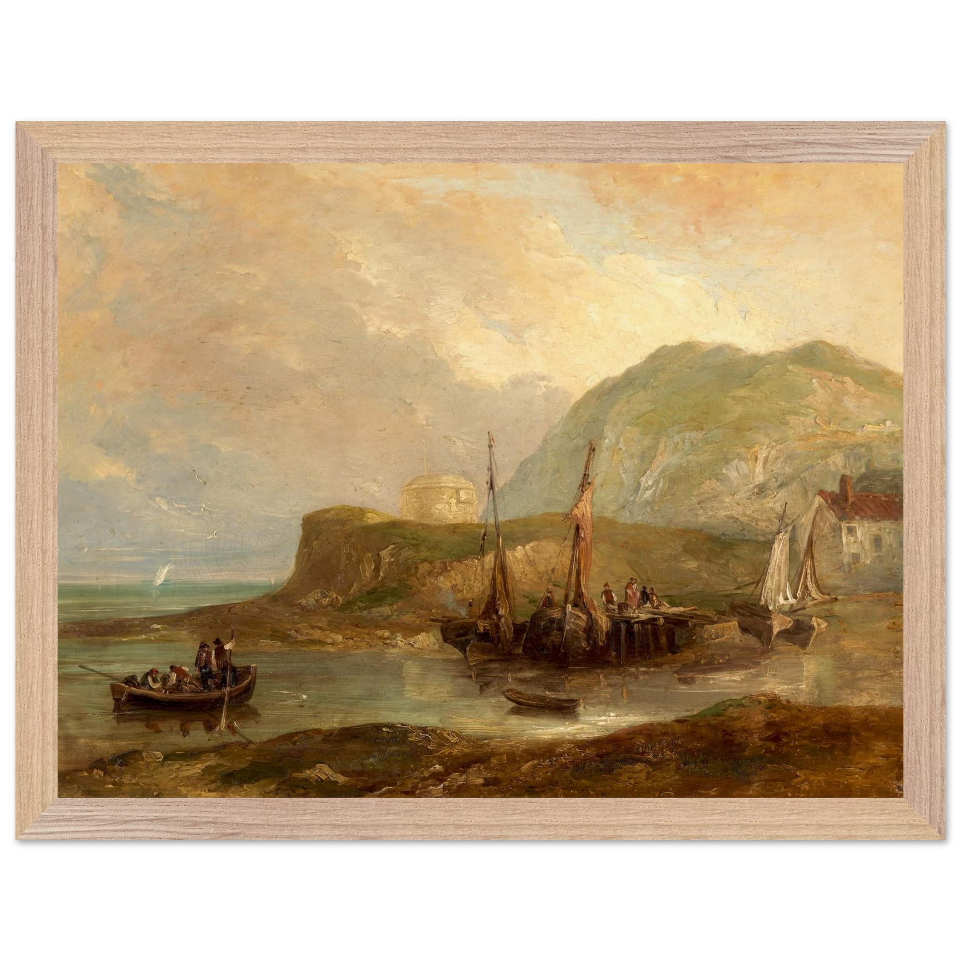 A View of Bray Head – Brocas – 30x40 cm natural oak/ash frame with museum-quality print