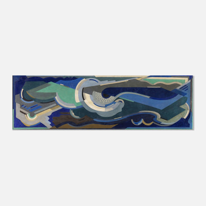 Sea Rhythm von der irischen Künstlerin Mainie Jellett (1897–1944) Leinwanddruck Wandkunst
