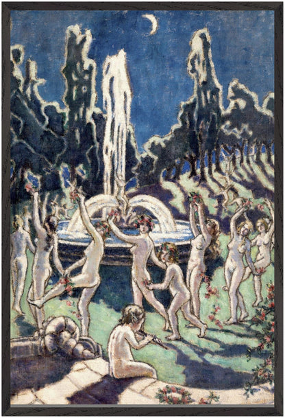 Nudes Dancing Round a Fountain – Mainie Jellett Irish Art Print