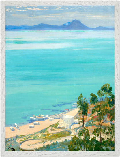 The Bay of Tunis, Morning (1919) – Sir John Lavery Art Print