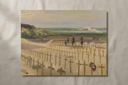 The Cemetery, Étaples 1919 Collector’s Edition Irish Master Art Print