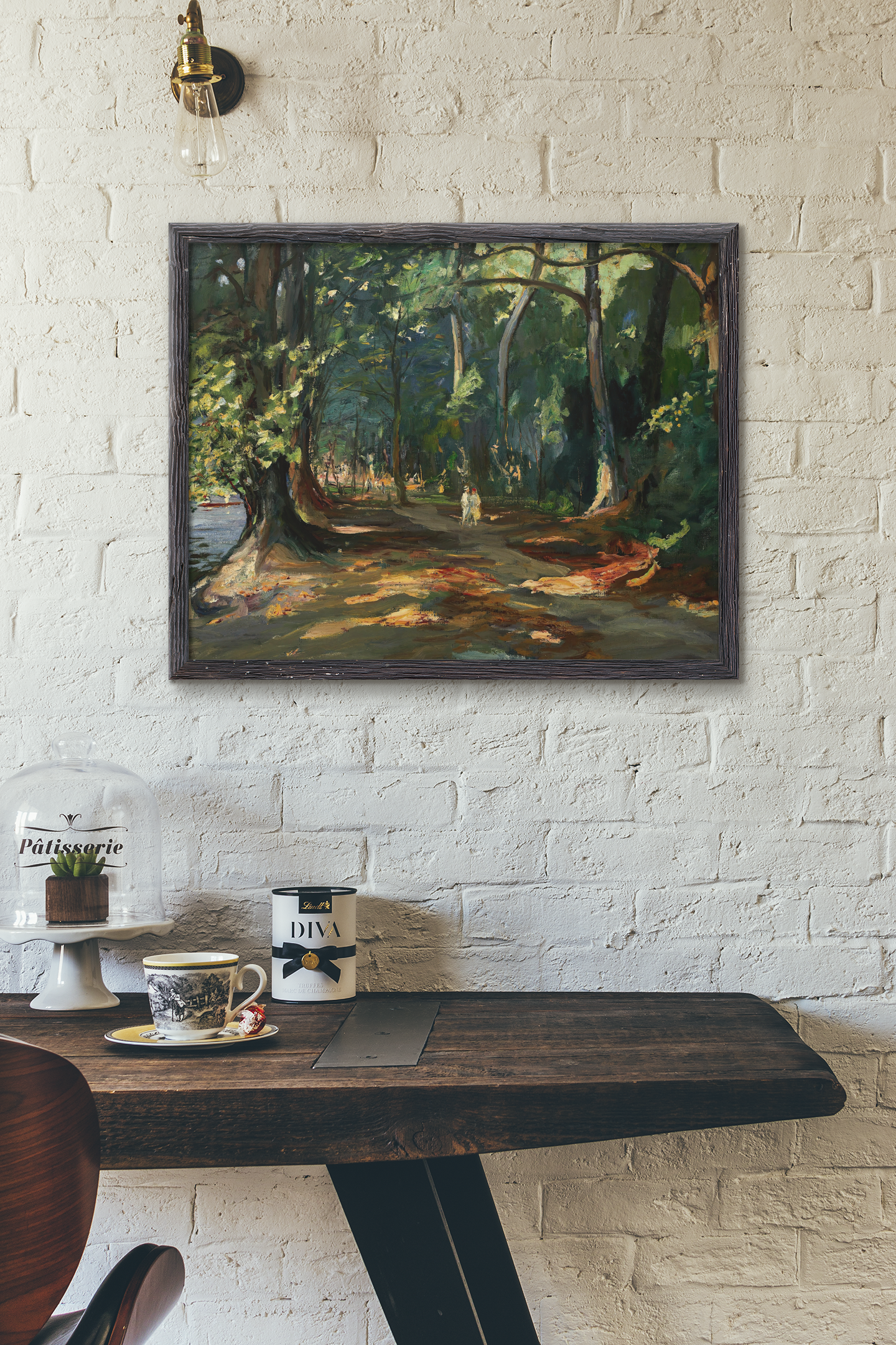 The Path by the River, Maidenhead by Irish Artist Sir John Lavery Art Print