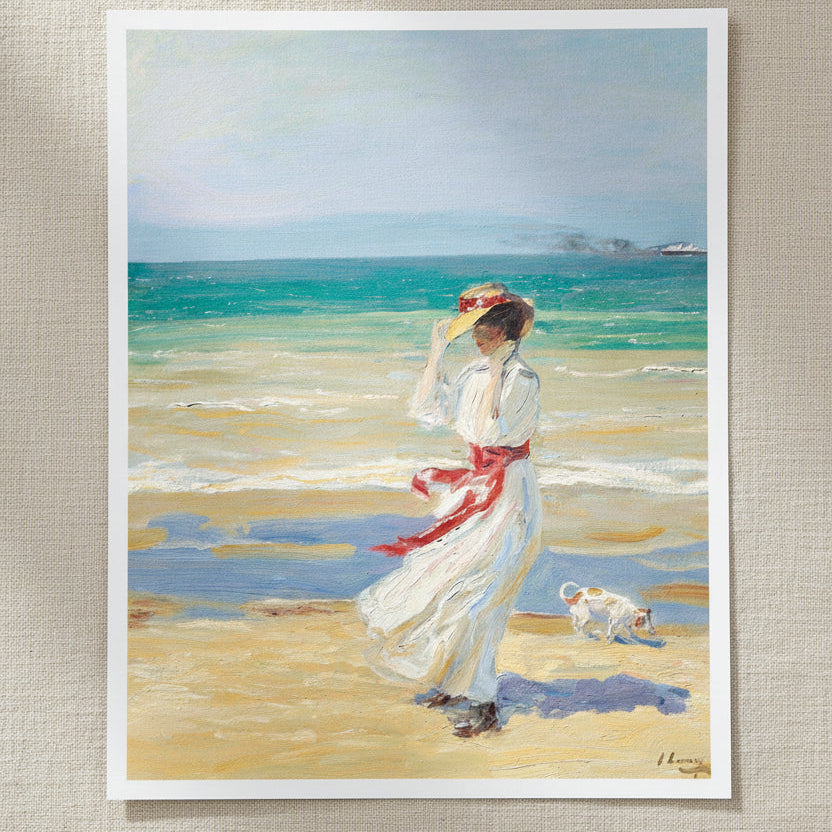 A Windy Day by Sir John Lavery, Collector’s Edition giclée art print, 40x50cm, unframed archival matte fine art paper.
