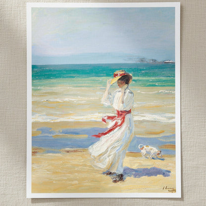 A Windy Day by Sir John Lavery, Collector’s Edition giclée art print, 40x50cm, unframed archival matte fine art paper.
