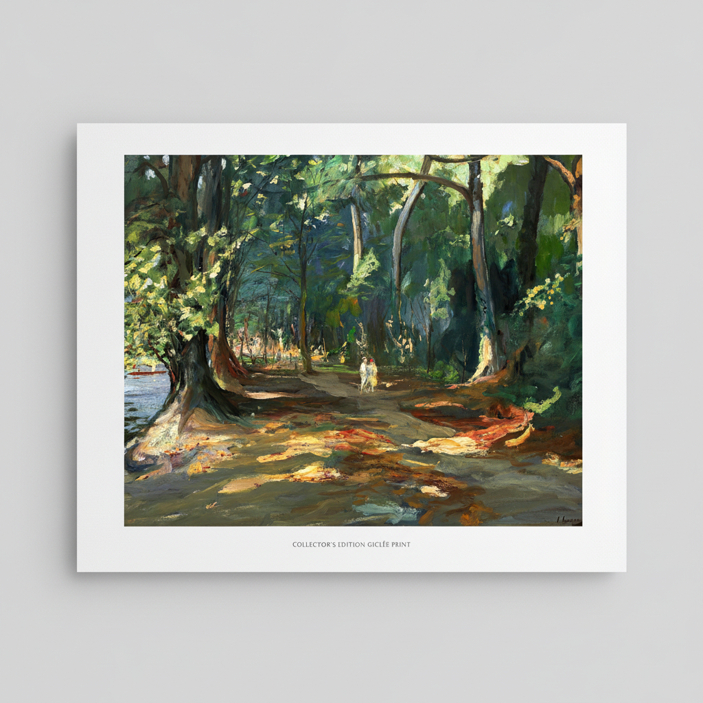 The Path by the River, Maidenhead by Irish Artist Sir John Lavery Art Print