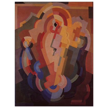 Abstract Composition by Mainie Jellett – unframed museum-quality Irish Modernist art print