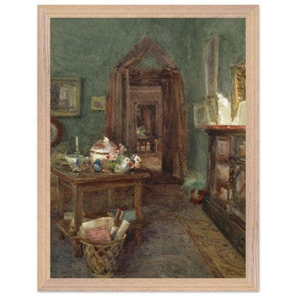 Ancient Rubbish, Kilmurry, County Kilkenny by Mildred Anne Butler in a natural wood frame, Irish watercolour art print