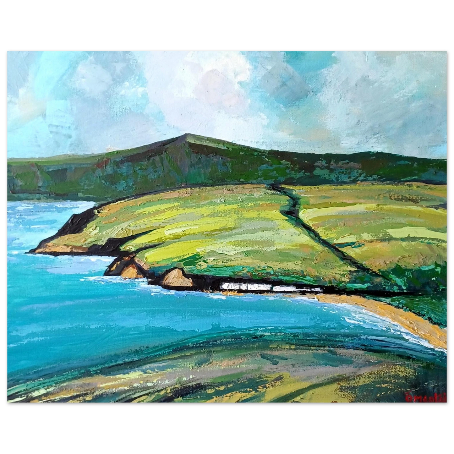 Cushendun Vista by Ó Maoláin Master’s Edition 250gsm Irish landscape print