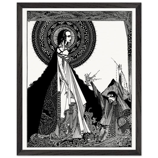 Harry Clarke I Would Call Aloud 1923 black gallery frame gothic art print Collector’s Edition