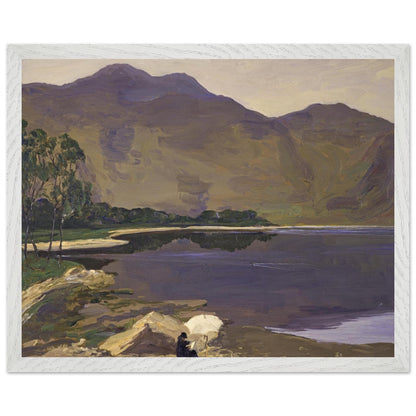 Loch Katrine Sir John Lavery Master’s Edition art print in white frame