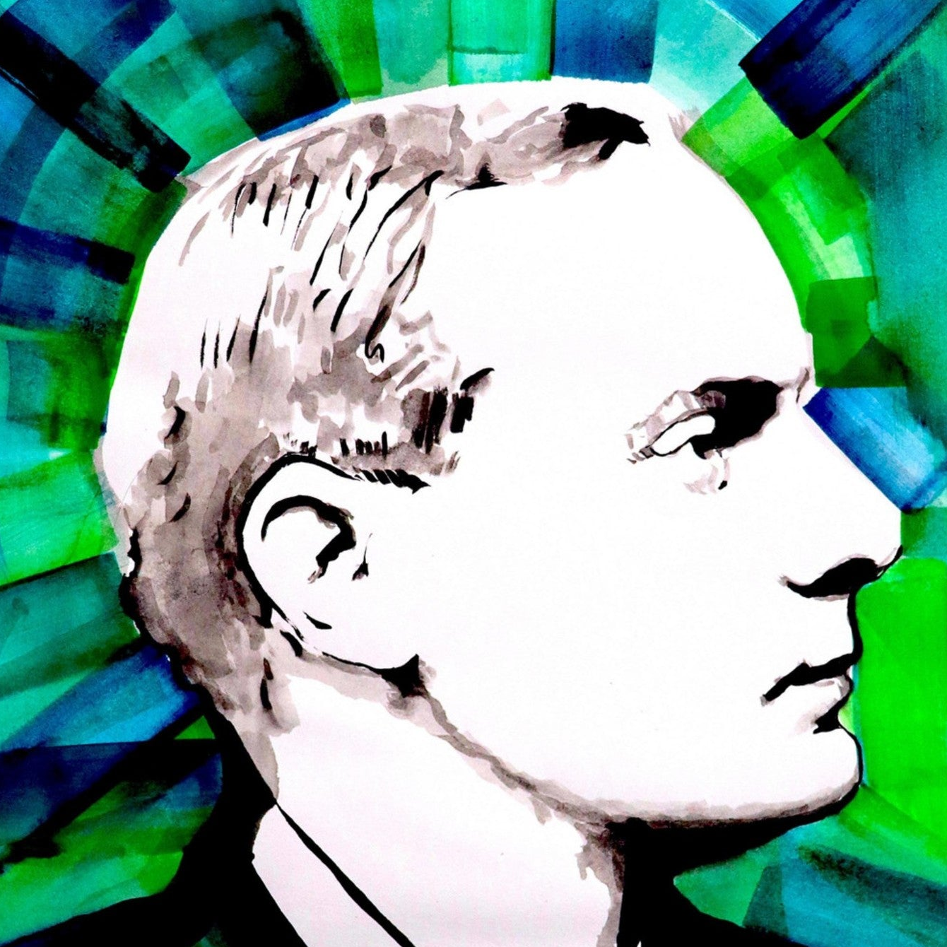 Patrick Pearse Irish patriot framed art print, Gallery Edition on premium matte paper