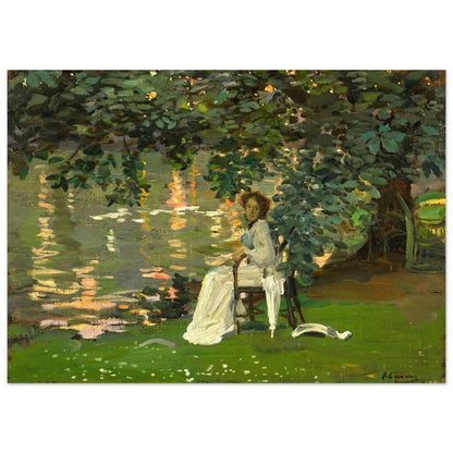 Under The Trees, Ranelagh by John Lavery archival giclée art print 50x70 cm