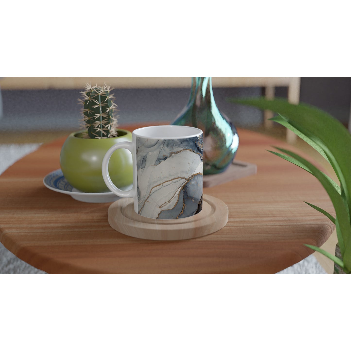 Minimalistischer abstrakter Becher